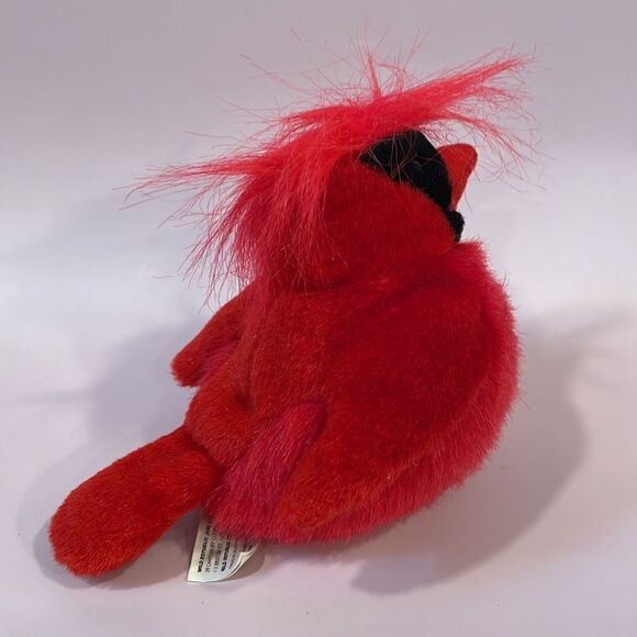 Wild Republic Audubon Backyard Birds Northern Cardinal Plush 7" Stuffed Animal - Picture 4 of 7